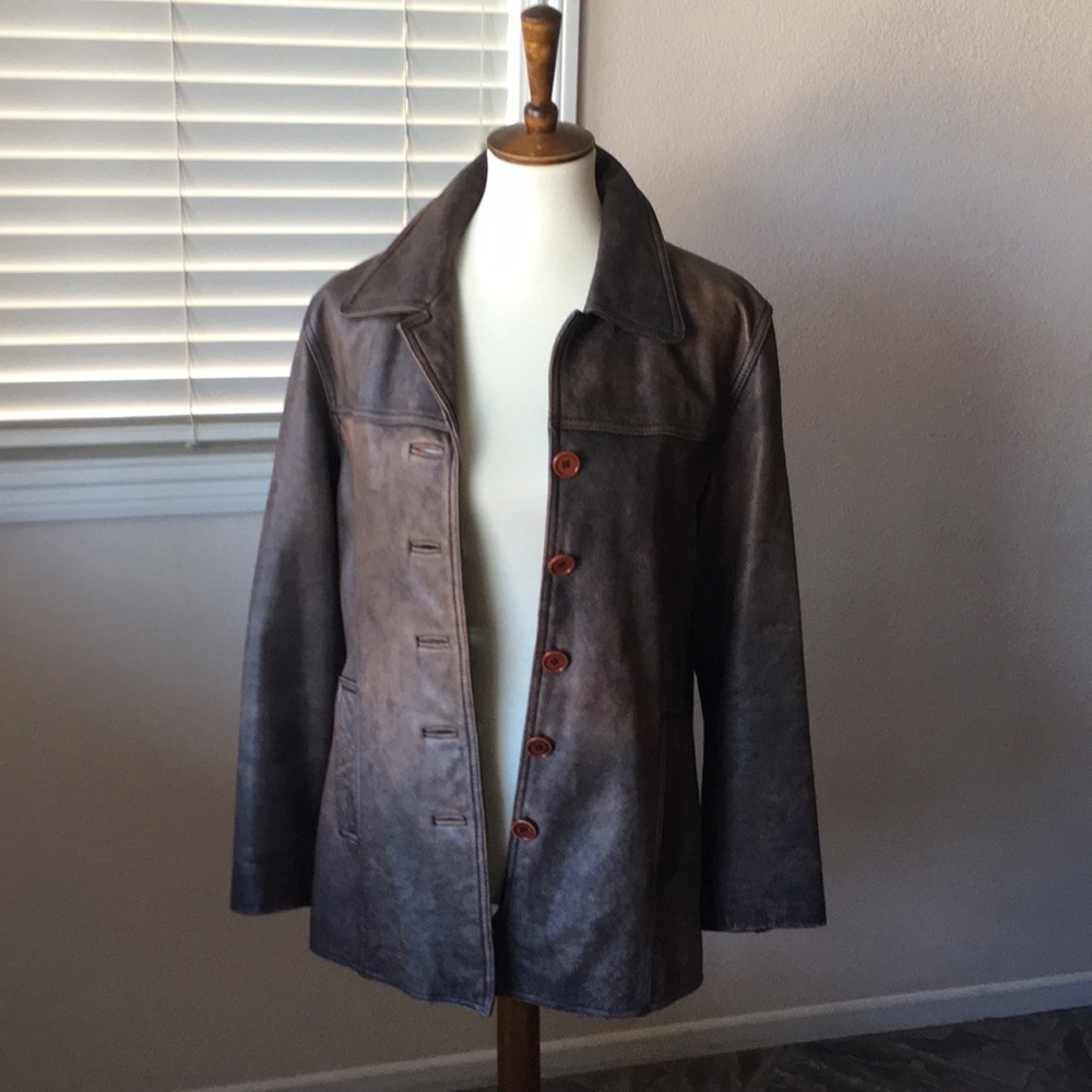 Leather jacket